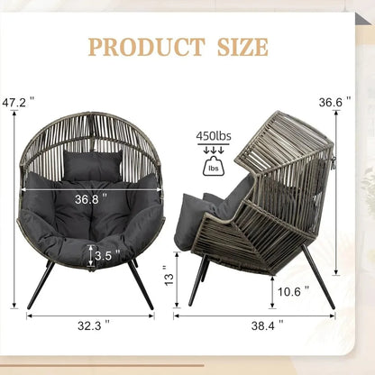 Outdoor Wicker Egg Chair