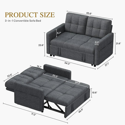 3-in-1 Sleeper Sofa