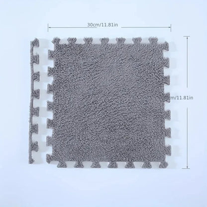12/24/36/48PCS Grey Interlocking Carpet