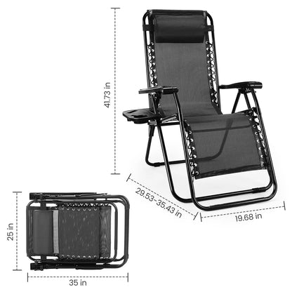 Set of 2 Portable Recliner