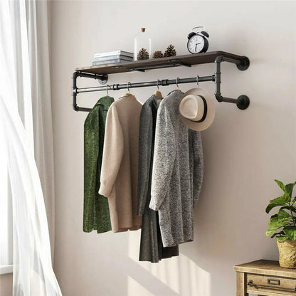 Industrial Pipe Clothing Rack