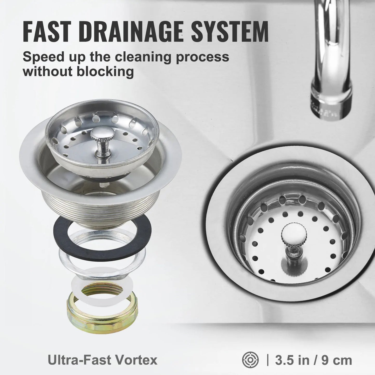 Stainless Steel Sink w/Faucet