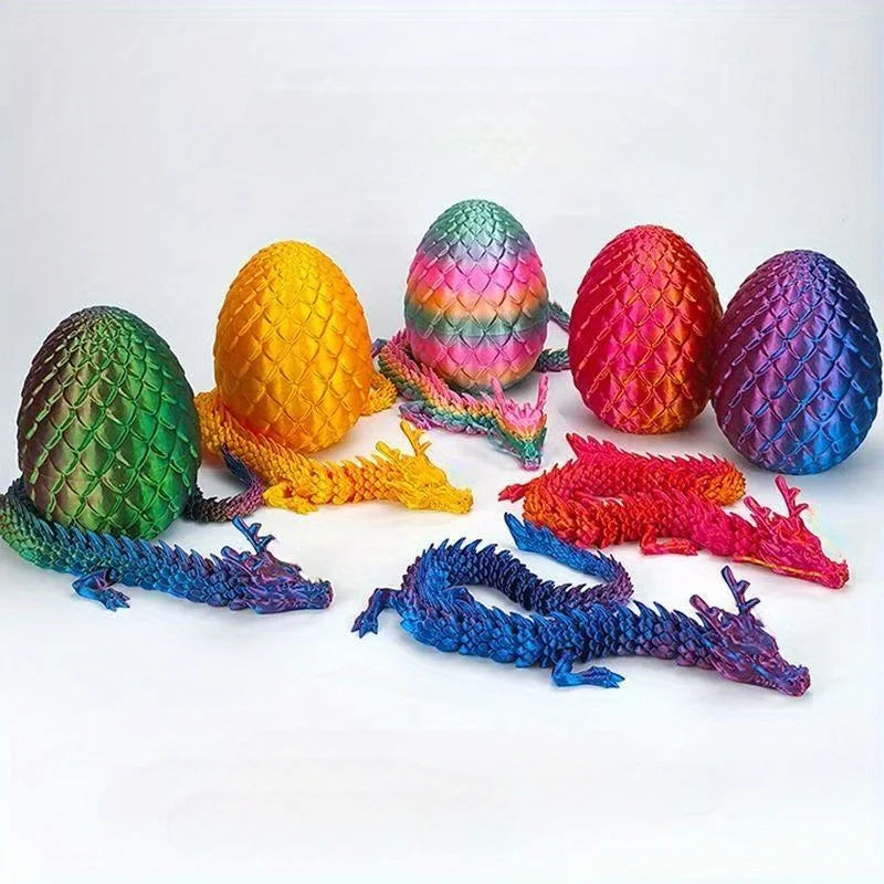 3D Printed Dragon Egg with Dragon