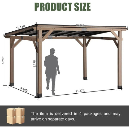 10' x 12' Cedar Patio