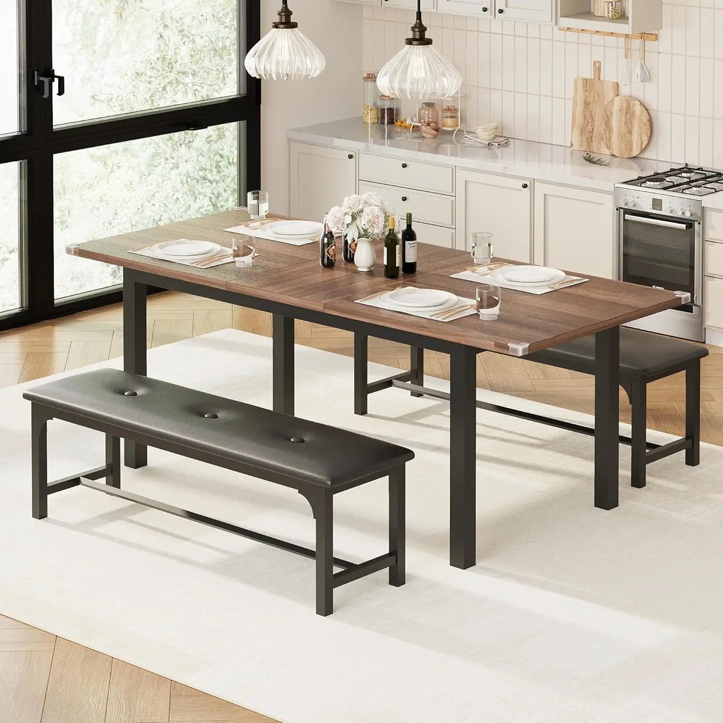 Dining Table Set for 6-8