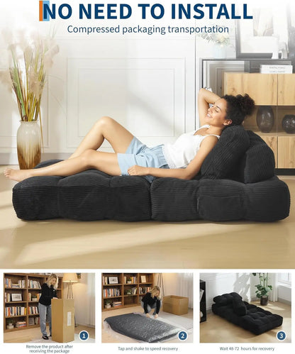 3-in-1 34" Folding Sofa Bed
