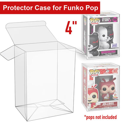 50PCS Clear Protective Box for 4 Vinyl Figures