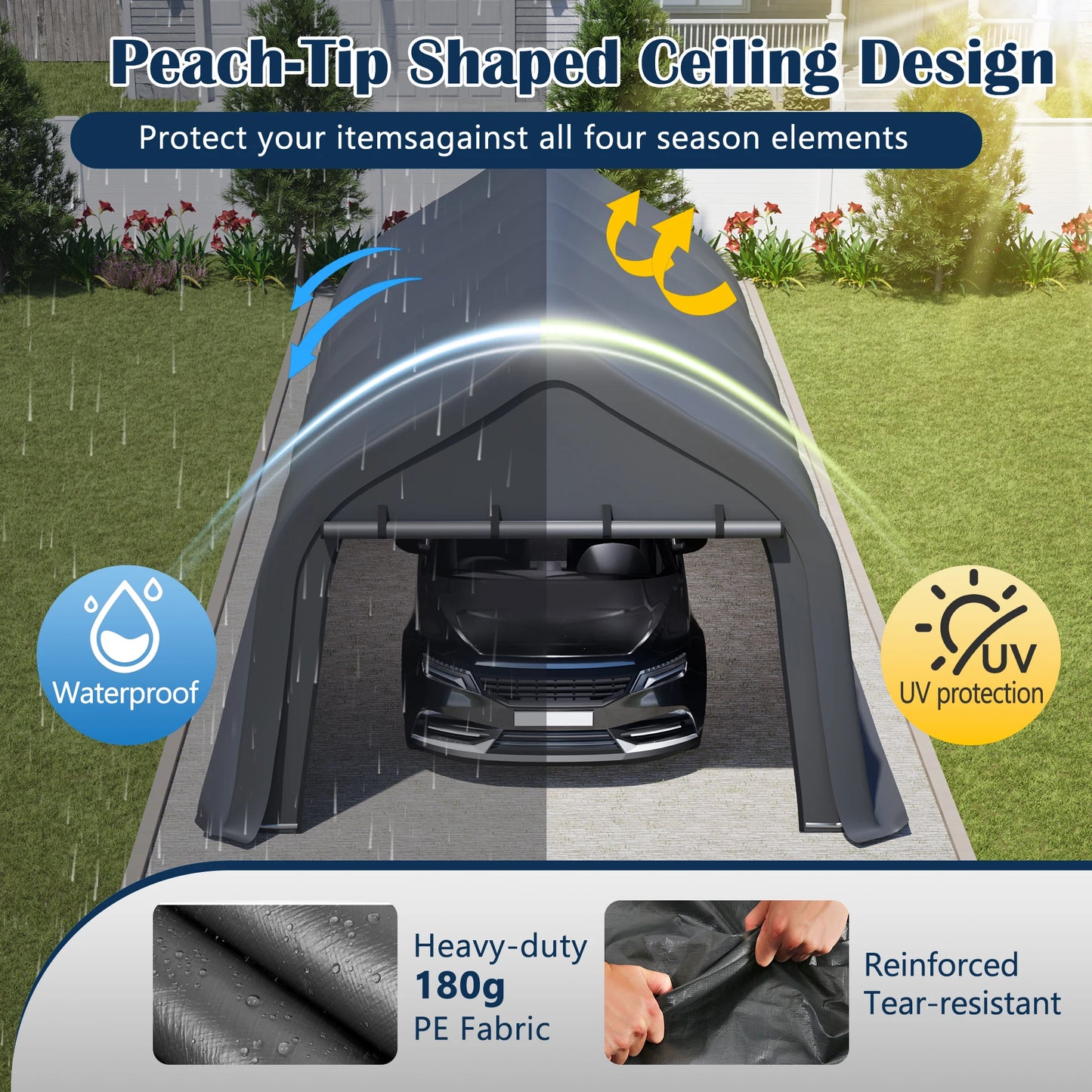 Portable Instant Garage 13x20 FT