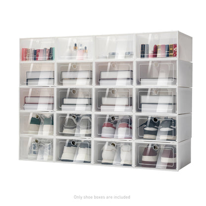 20PCS/24PCS Foldable Flip Shoe Boxes Set