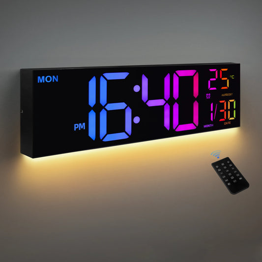 16" Large Digital Wall Clock