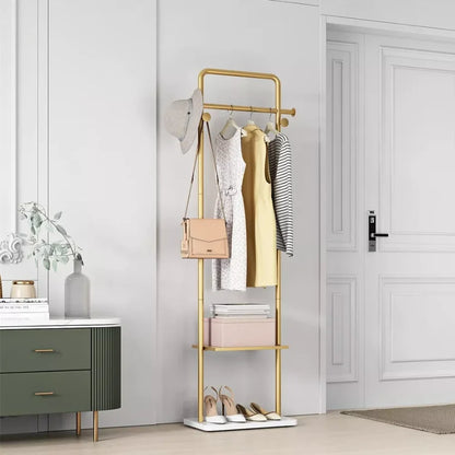 Metal Gold Coat Rack