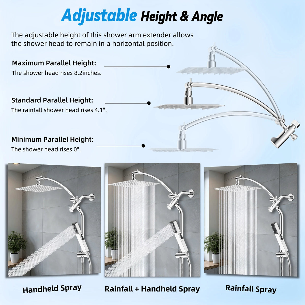 Dual Shower Head Combo