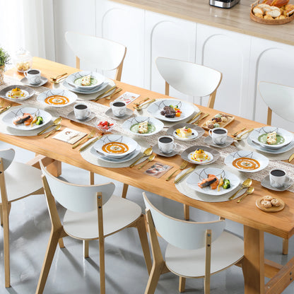 30-Piece Porcelain Ceramic Kitchen Set