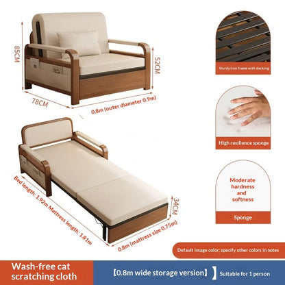 Light Luxury Foldable Sofa Bed