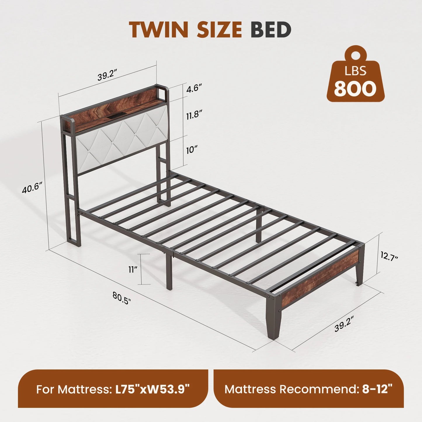King Size Soft Pack Bed Frame