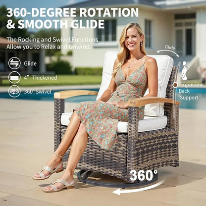 9 Pieces Outdoor Patio Furniture