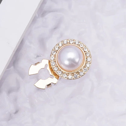 Crystal Pearl Button Covers