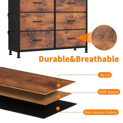 Living Room 10 Fabric Drawers