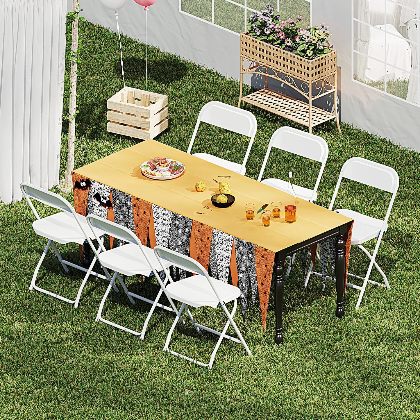 4 Pack Plastic Folding Chair