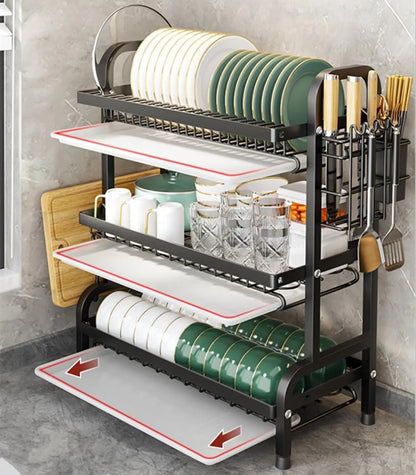 Three-Tier Countertop Rack