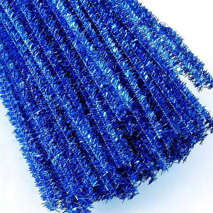 10/50/100 Glitter Chenille Stem Pipe Cleaner