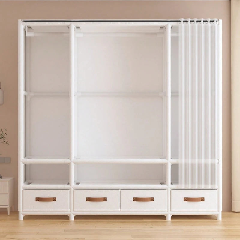 57"in Portable Wardrobe Closet