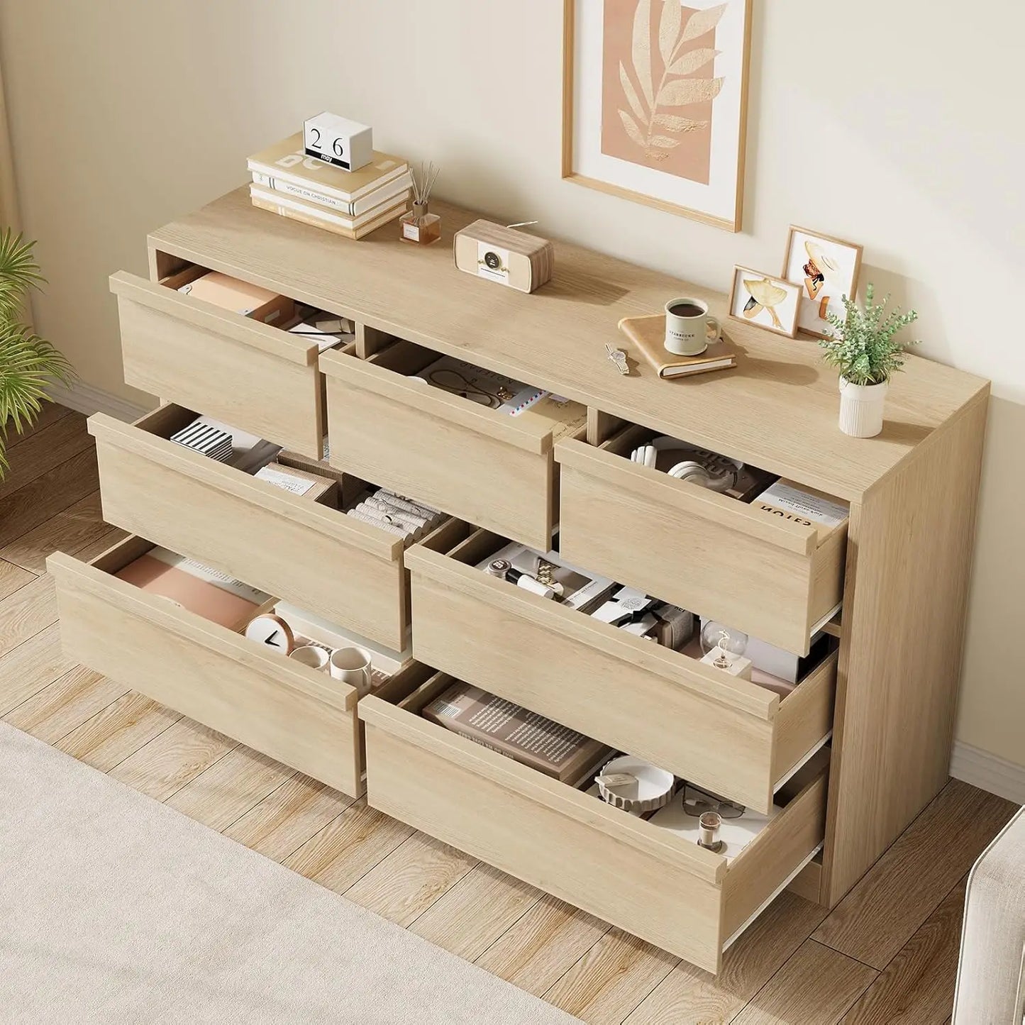Home Furniture 7 Drawer Dresser