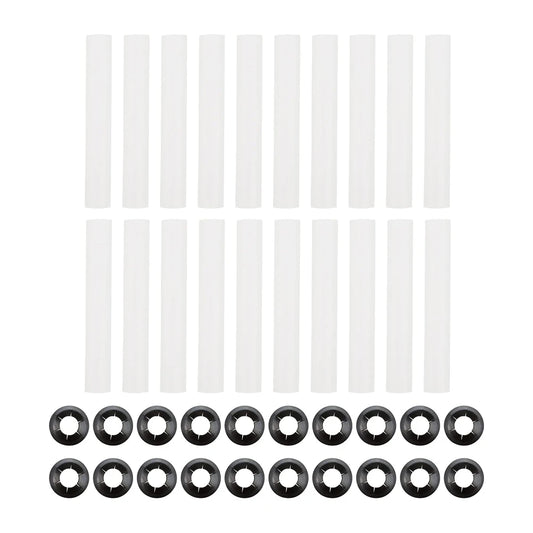 20Pcs Garage Door Hinge Quiet Roller Sleeves