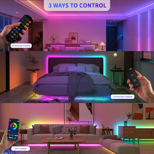 LED Strip Lights COB RGBIC 24V 6M/12M RGB