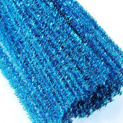 10/50/100 Glitter Chenille Stem Pipe Cleaner