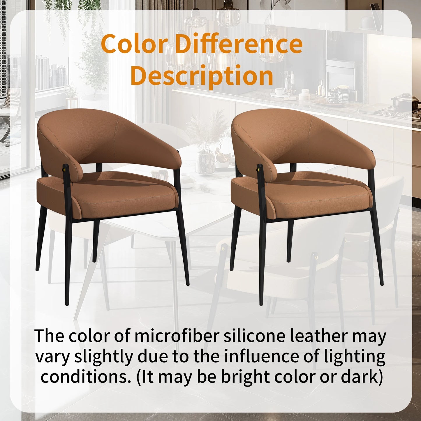 Set of 2 Luxury  Dining Chairs