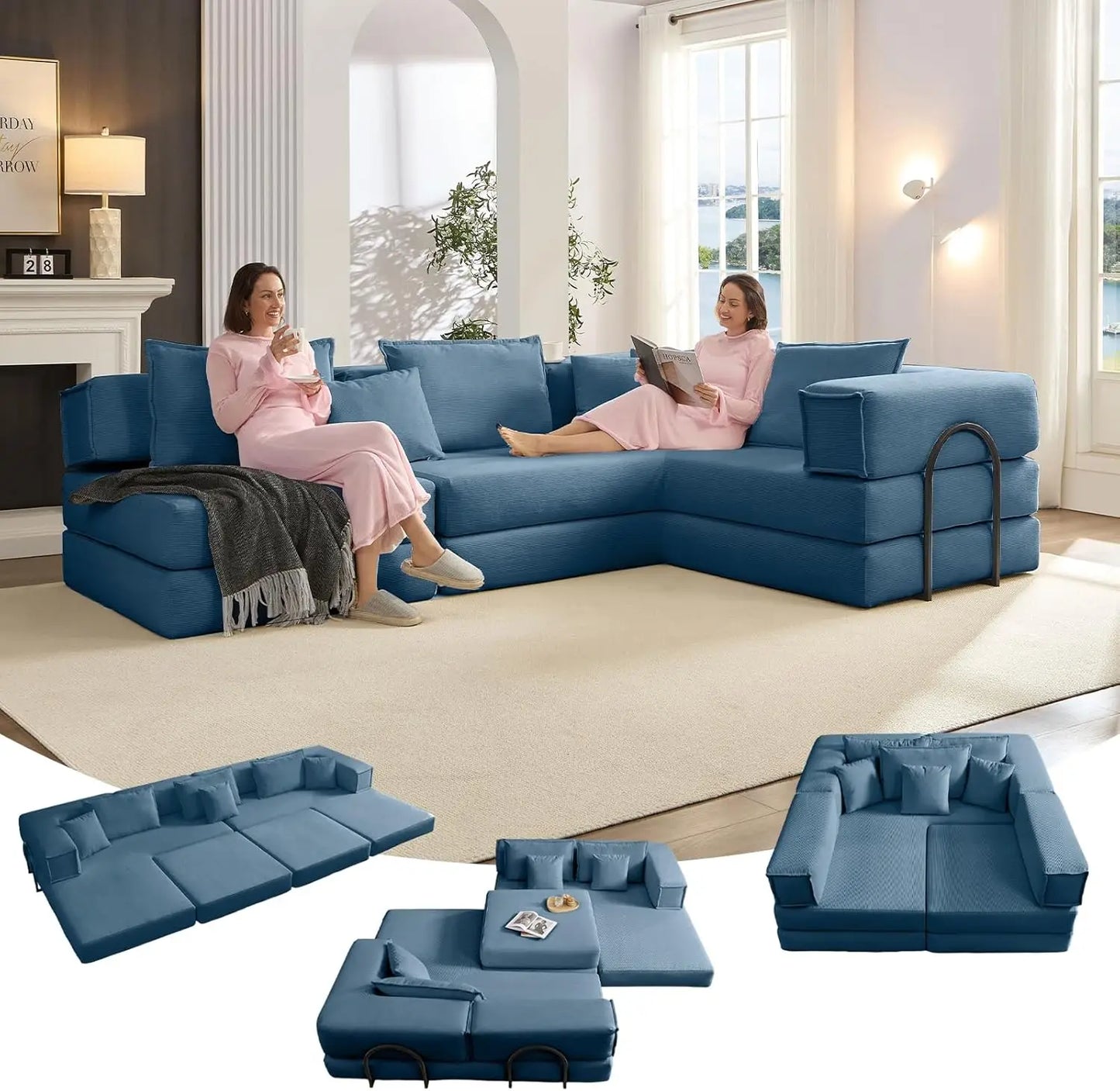 Boneless Sectional Couches