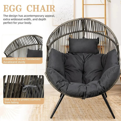 Outdoor Wicker Egg Chair
