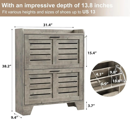 Narrow And Slim Shoe Cabinet Organizer