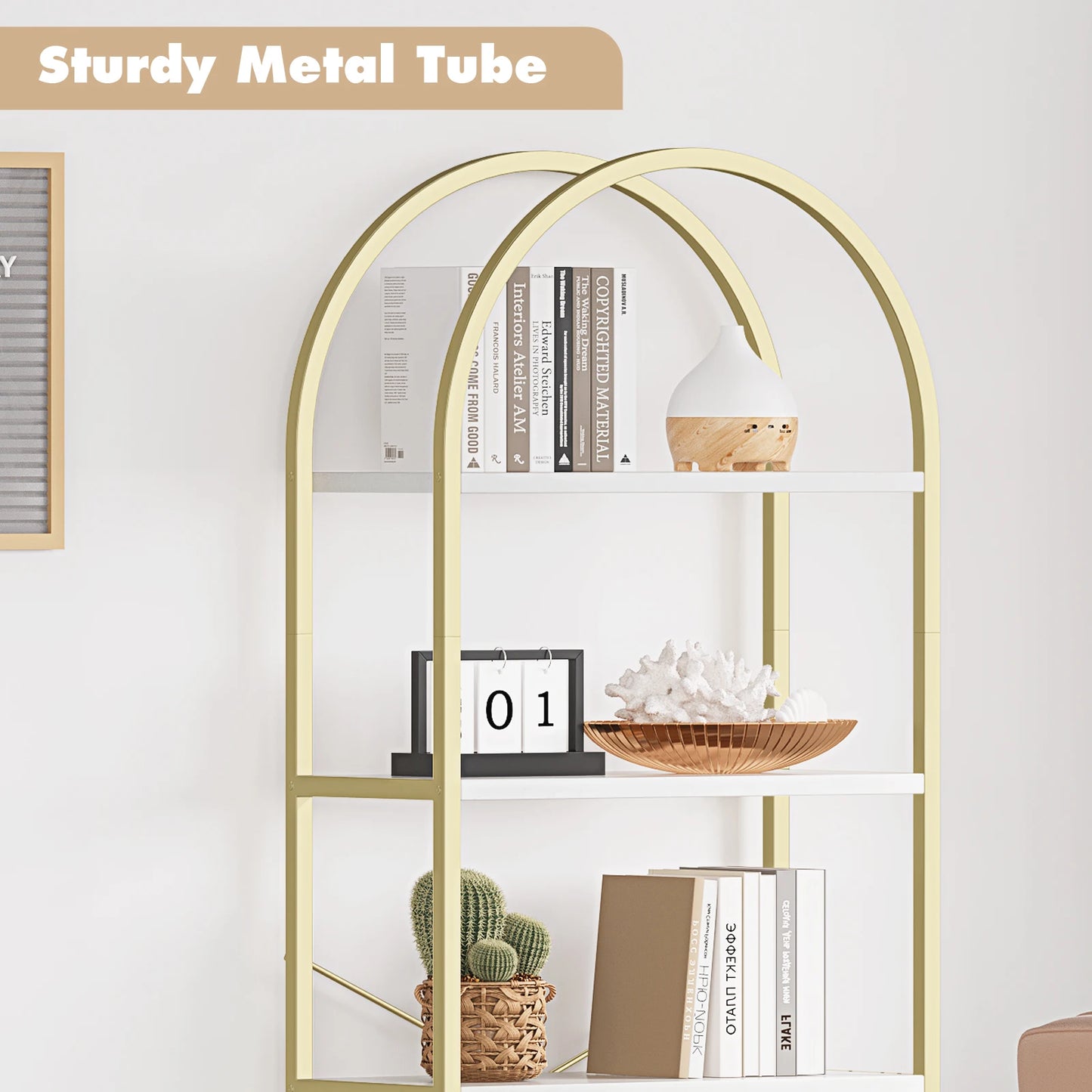 Bookshelf 5 Tier Bookcase