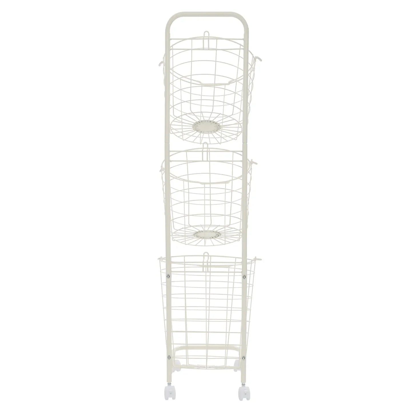 3-Tier Rolling Laundry Cart