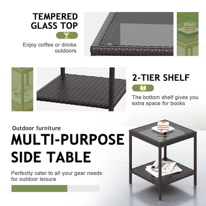 Outdoor 3 Piece Patio Furniture
