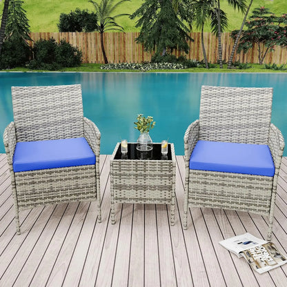3 Piece Patio Furniture Set