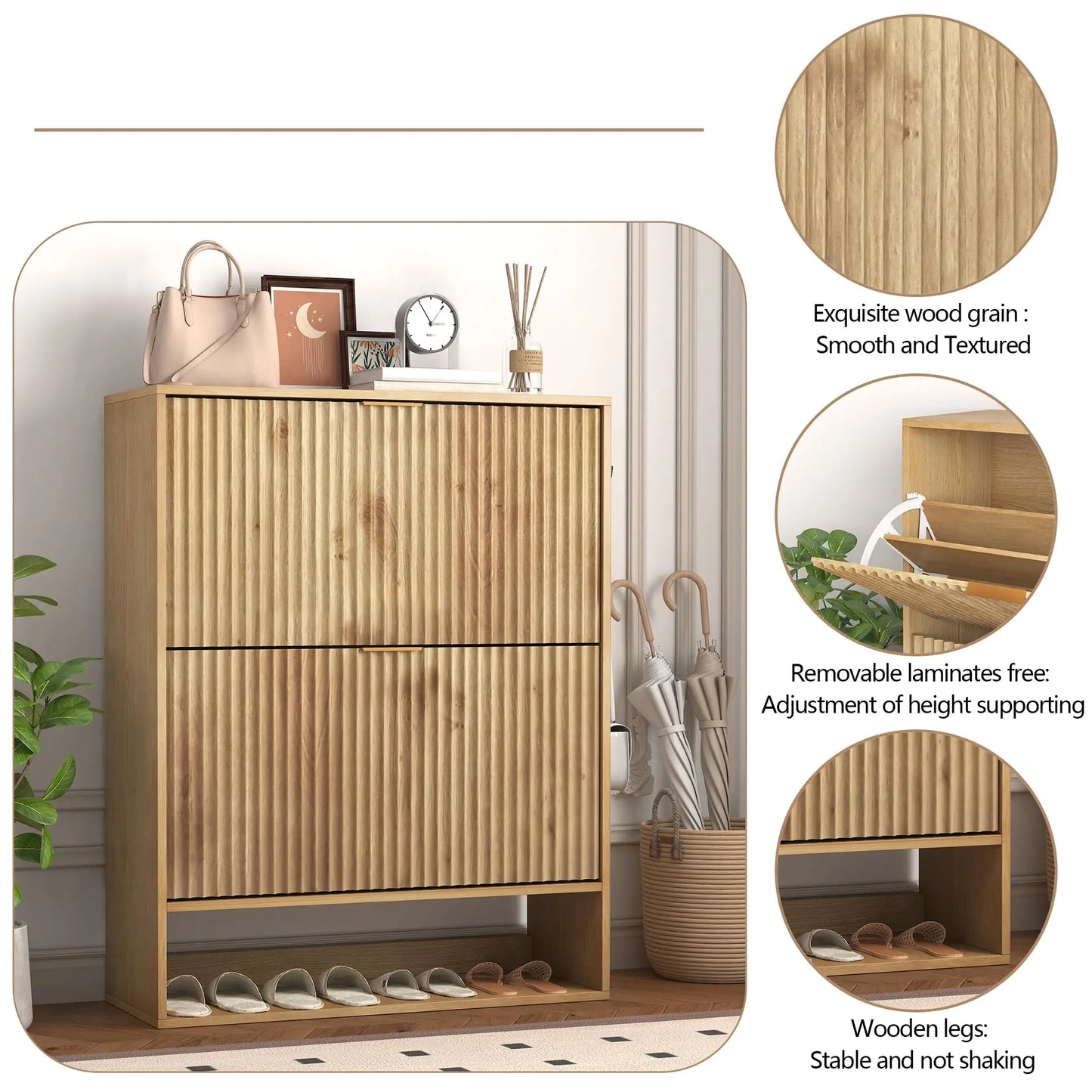 31.5" Shoe Storage Cabinet