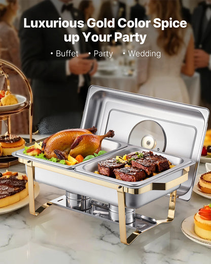 2/4 Pack Chafing Dish Buffet