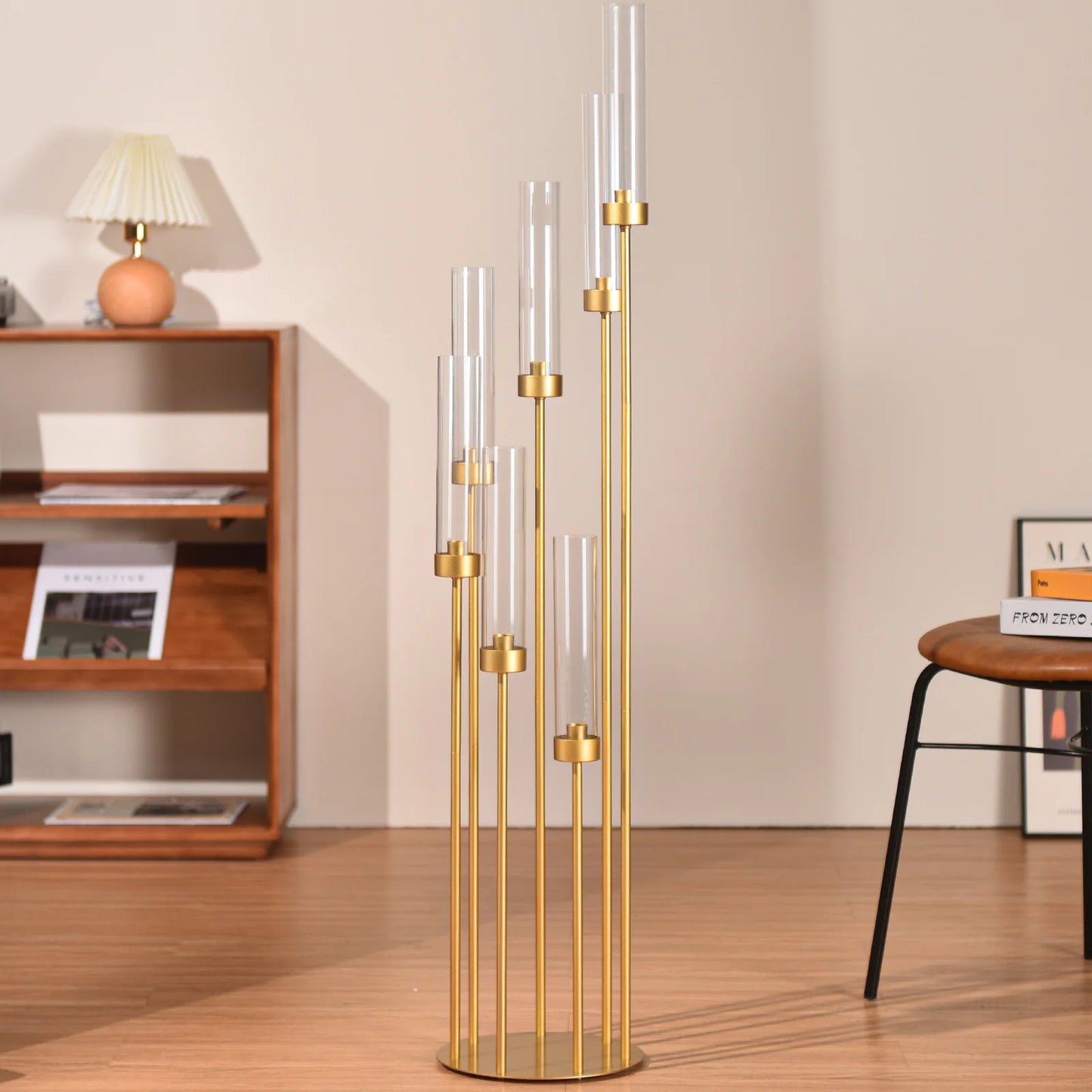 4 Sets 7 Arms Floor Candelabra