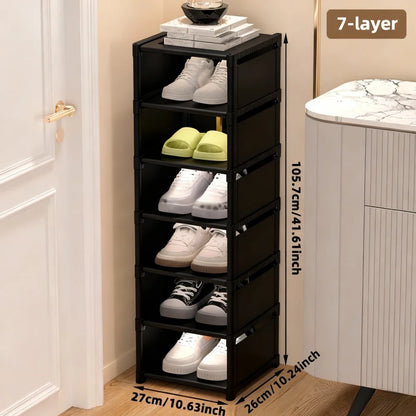 1 Piece Dustproof Single-Row Multi-Layer Shoe Organizer