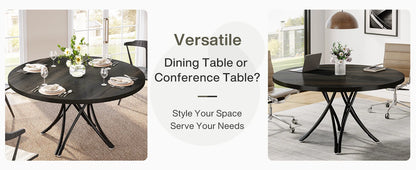 Round Dining Table for 4-6 People