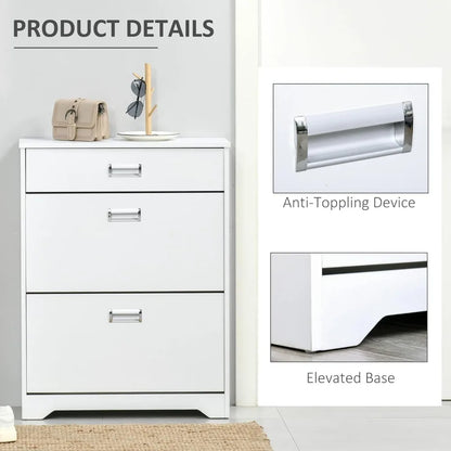 3-Drawer Shoe Cabinet