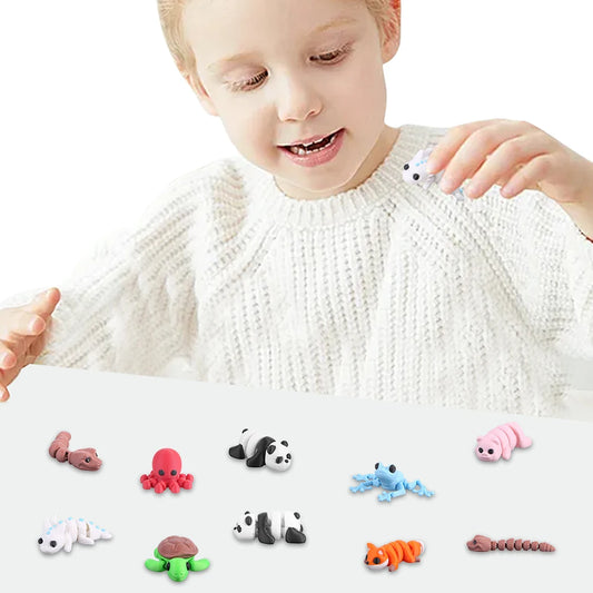 8/16pcs 3D Printed Mini Animals