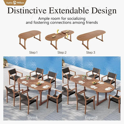 Expandable Patio Dining Set
