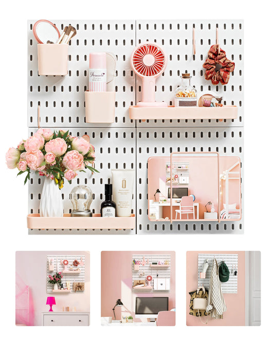 Deli Pink 4pcs Pegboard