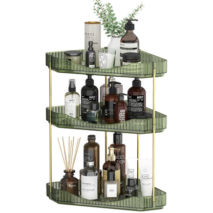 Corner Bathroom Counter Organizer