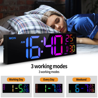 16" Large Digital Wall Clock