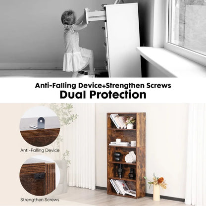 5-Tier Bookshelves